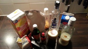 Cocktail ingredienten