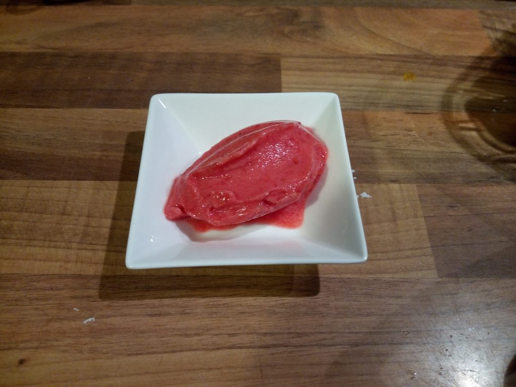 Test: ijs met guargom of zonder