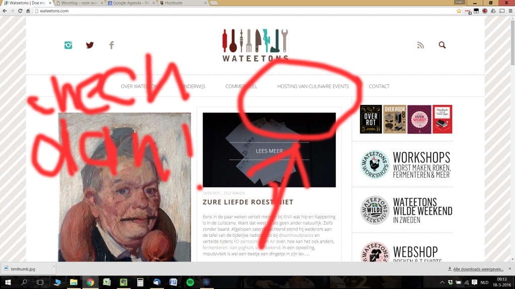 Check dan: meneer nu ook inhuurbaar als presentator van uw culinaire events