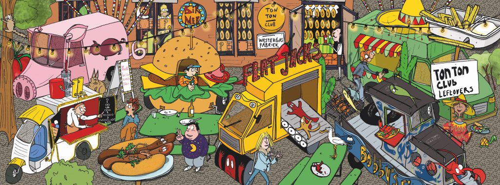 Foodtruck leftovers bij de TonTonclub