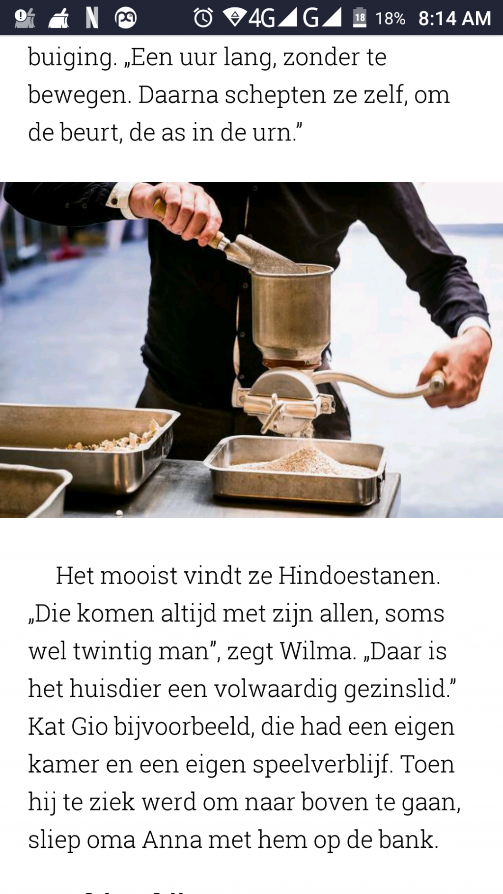 Waar je zo’n schrootmolen al niet voor kunt gebruiken