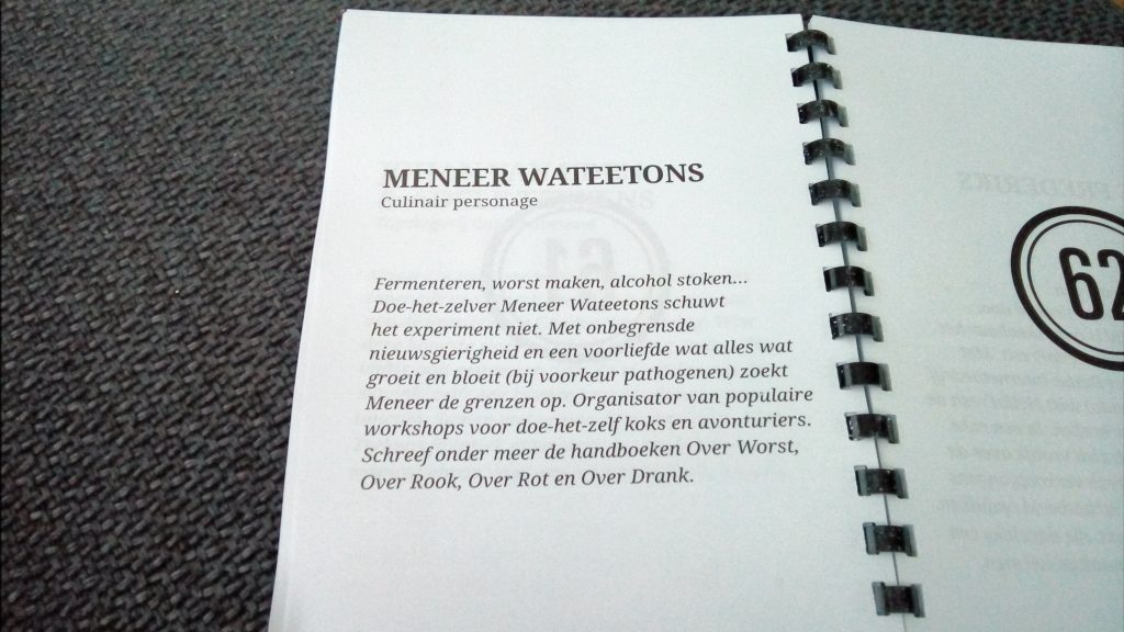 Meneer Wat eens ons is een food influencer