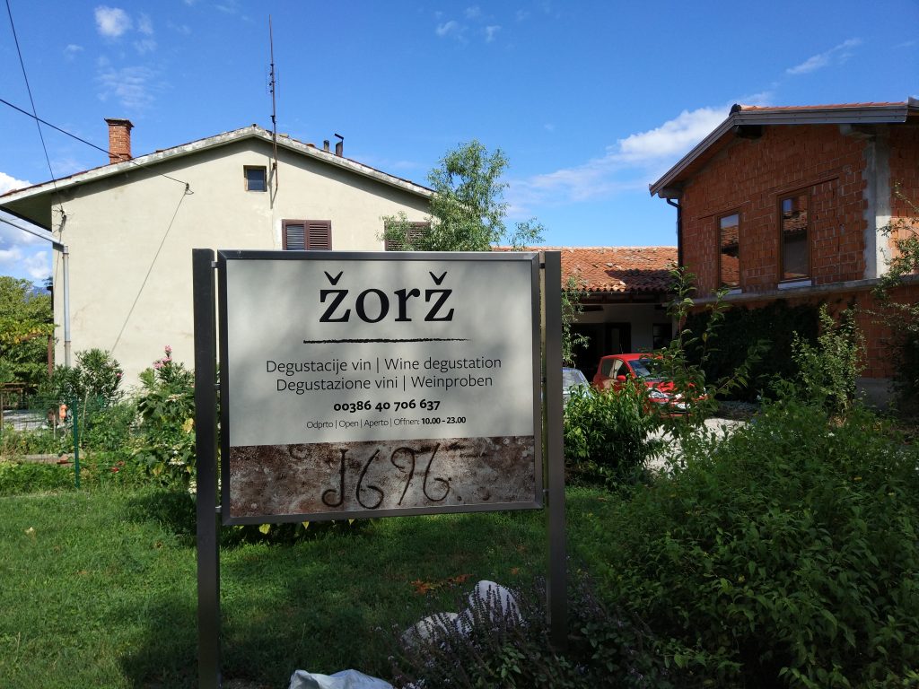 Wijn proeven in de Vipava vallei in Slovenië deel 1: Žorž