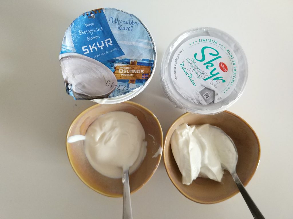 Meneer probeert: twee soorten skyr