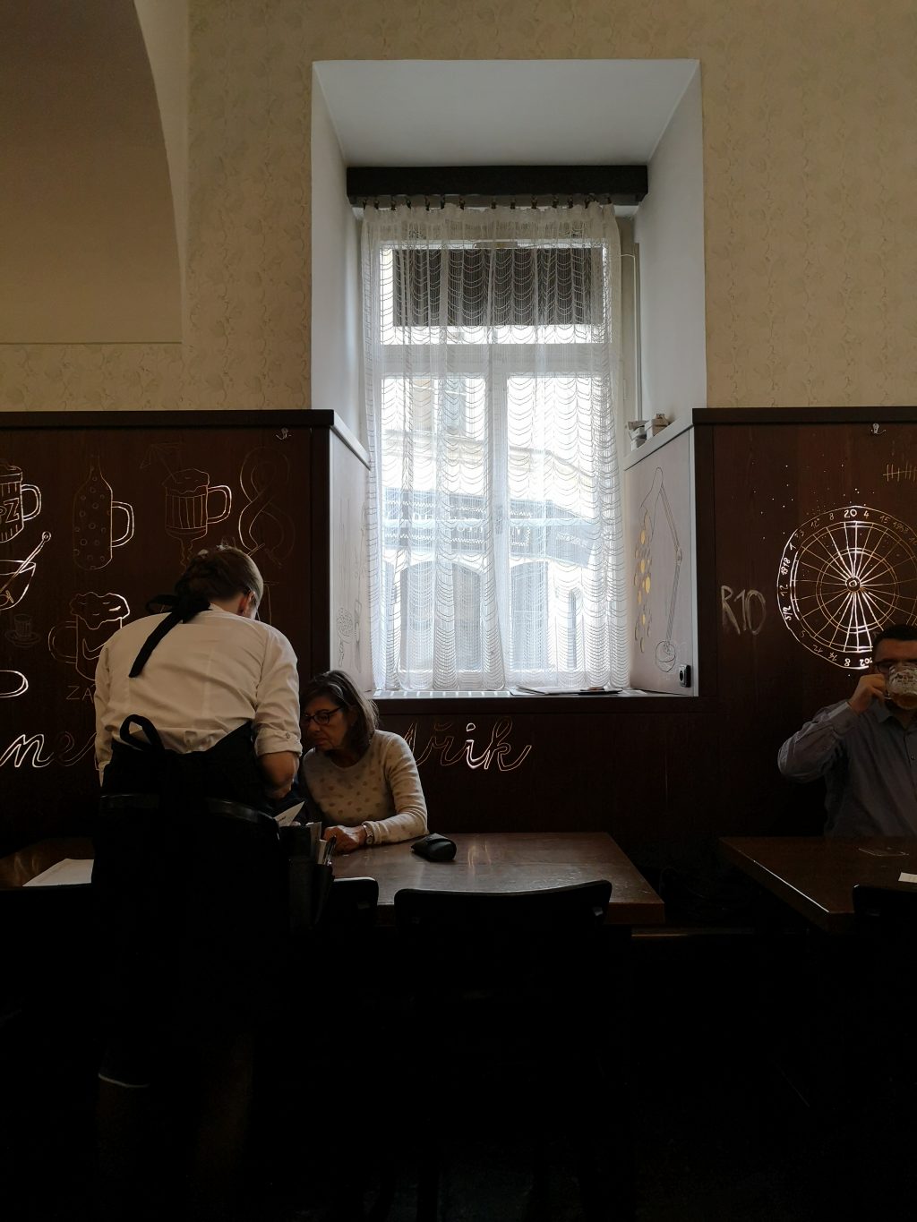 Meneer eet uit in Praag