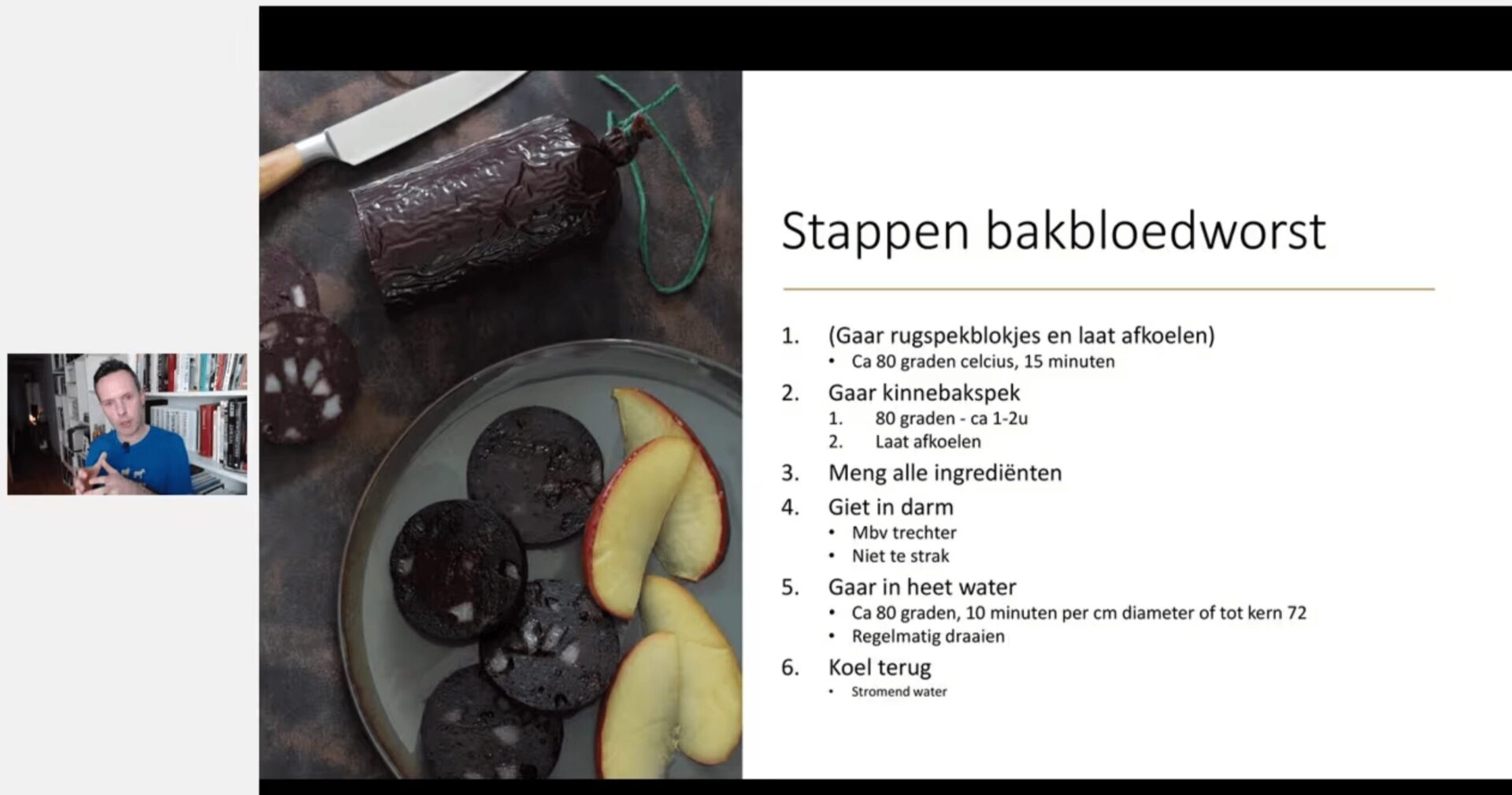 Online cursus bloedworst maken - Afbeelding 2
